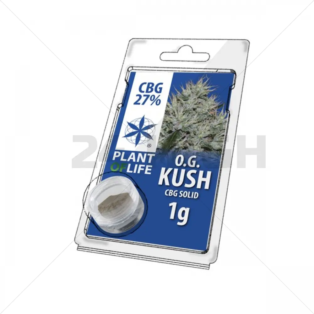 Extracción sólida 27% CBG Og Kush 1G