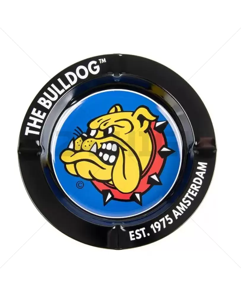 The Bulldog Cenicero Lata Negro