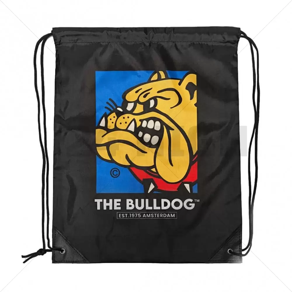 Logotipo del marco de la mochila de cuerdas The Bulldog