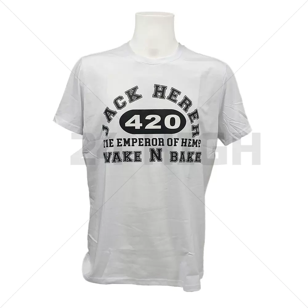 Camiseta Jack Herer 420 Blanca