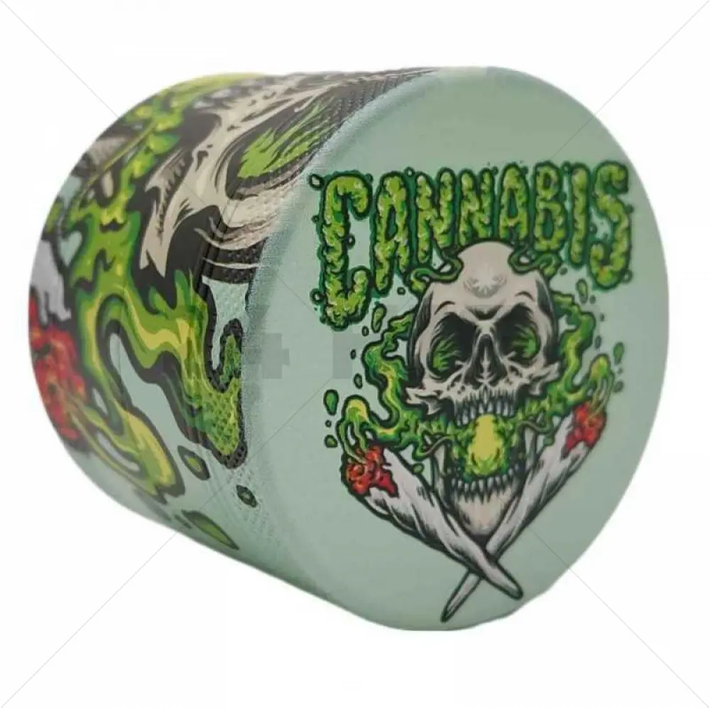 Grinder 4 Piezas XL | Aluminio | 55mm | Serie Stay 420 | Diseño 3 | Skull Smoker 2