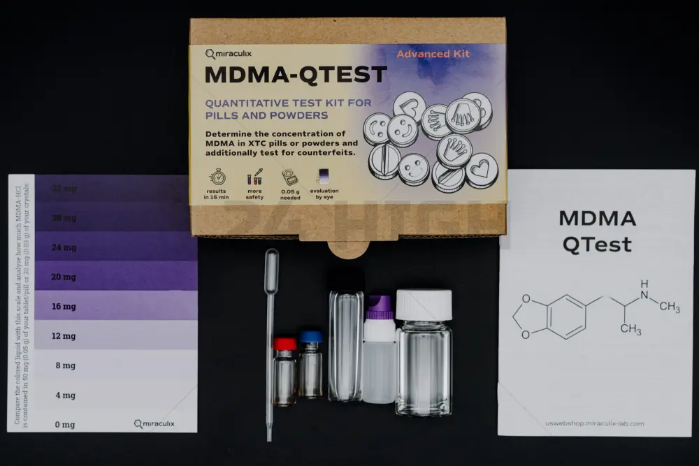 MDMA - QTEST (Avanzado) Test para MDMA (Miraculix)