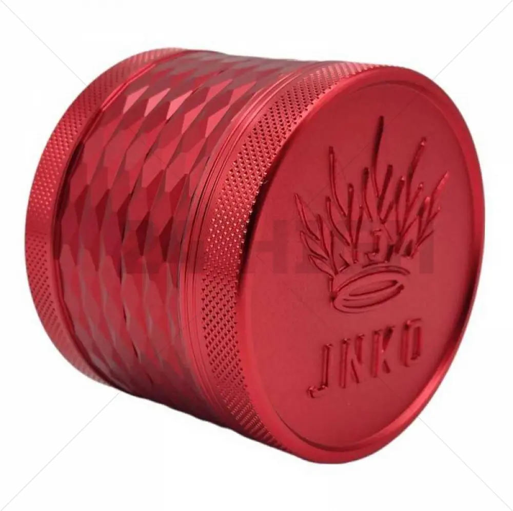 Grinder 4 Piezas Majestic XL | Rojo | 63mm | Aluminio | Logo 3D